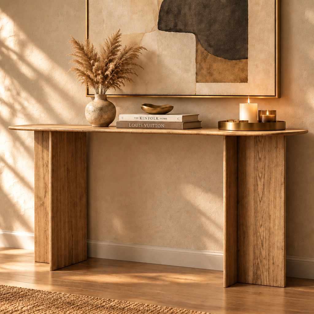 Keystone Wooden Console