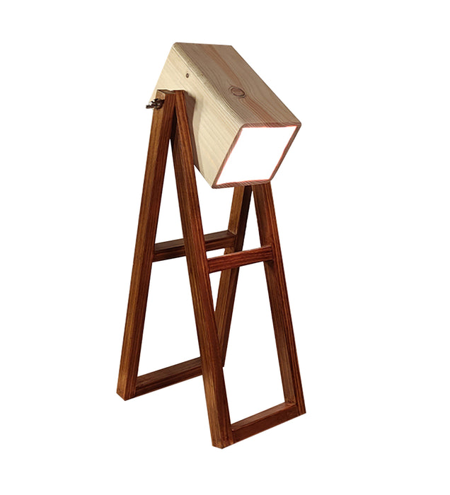 Focal Wooden Table Lamp | Side Table Lamp for Home