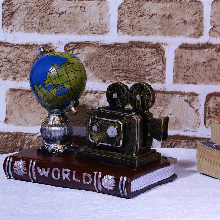 Filmmaker'S Globe Tabletop Accent