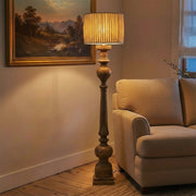 Aarav Wooden Floor Lamp