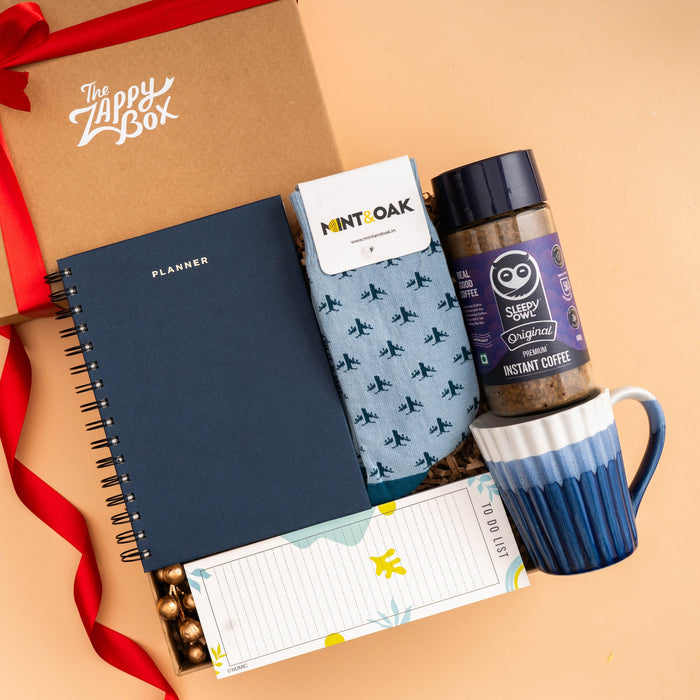 Sip & Schedule | The Perfect Gift Hamper for Work & Relaxation