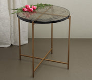 Panoplay Side Table for Living Room | Decorative Glass Tea Table  | Designer End Table