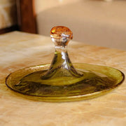 Lava Crystal Serving Platter | Luxury Decorative Centerpiece for Dining & Home Decor