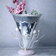 Center Vase With Flowers N Buds