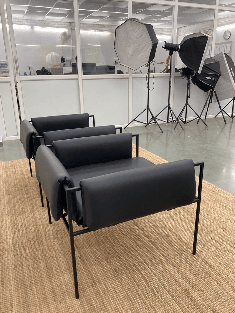 Floft Armchair | Fabric Upholstery, Metal
