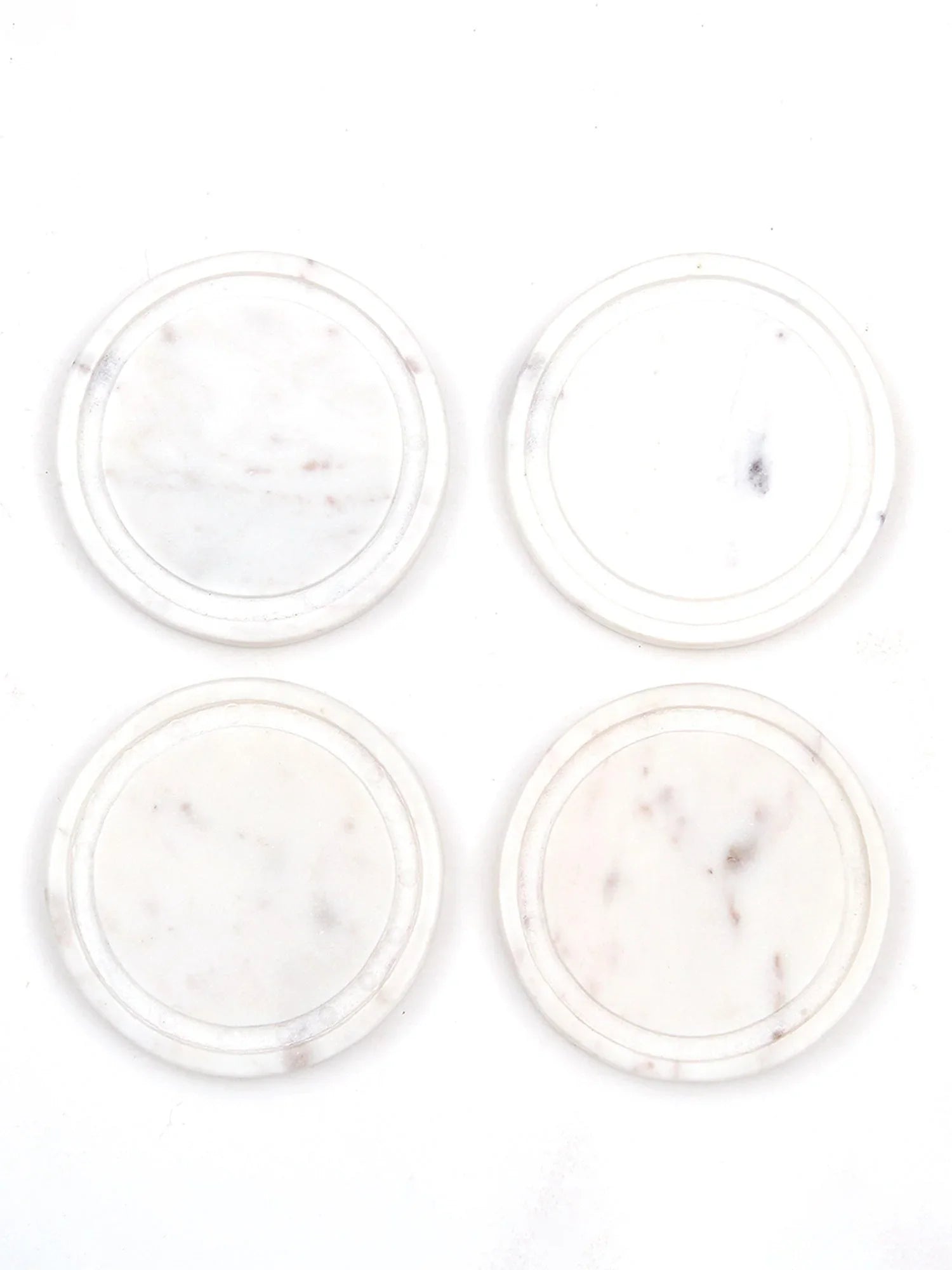 Veli Coasters In White Colour