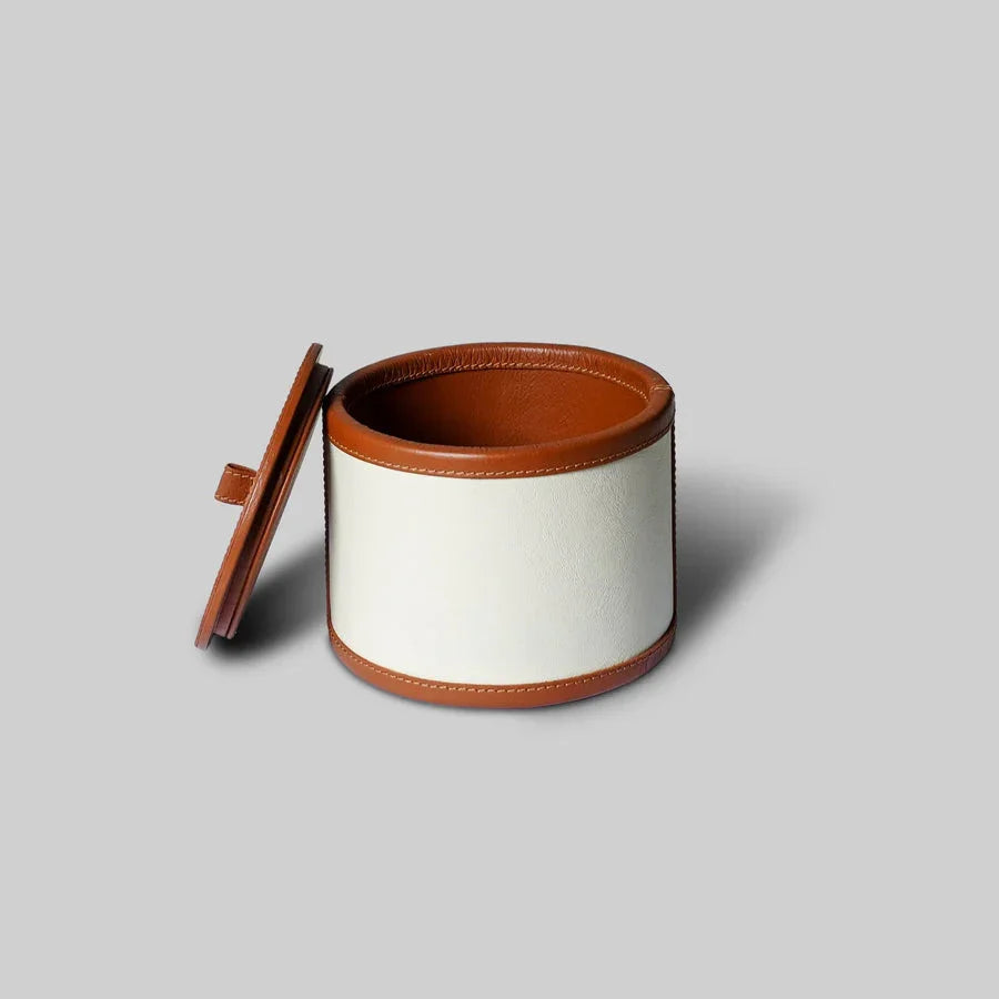 Leather Candle Holder