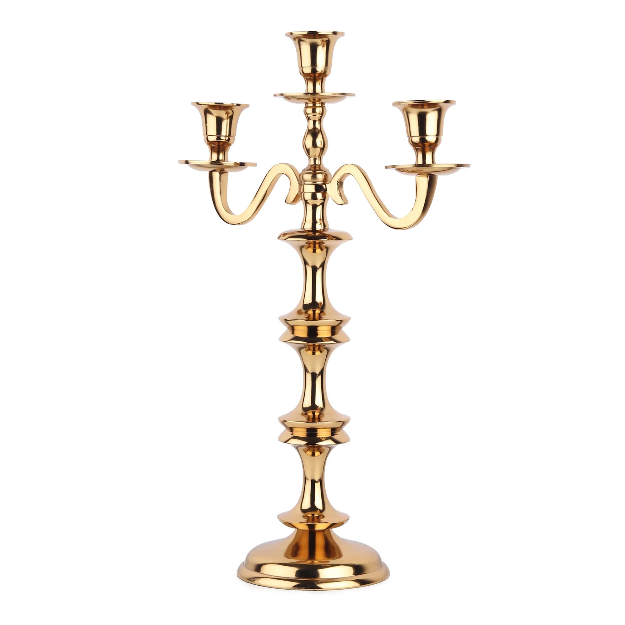Imperium Crested 3-Arm Candleholder