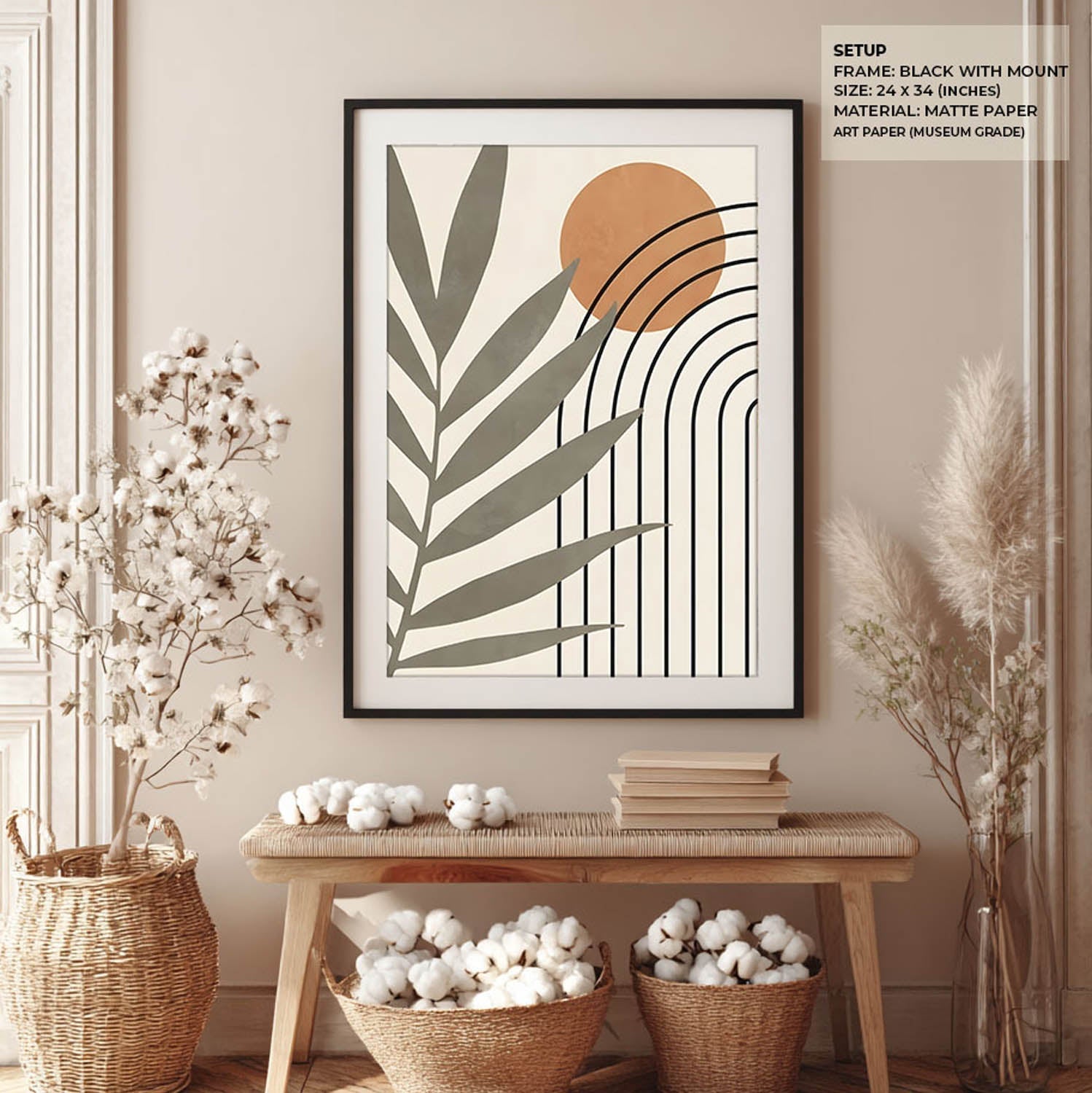 Sunlit Leaves Wall Painting