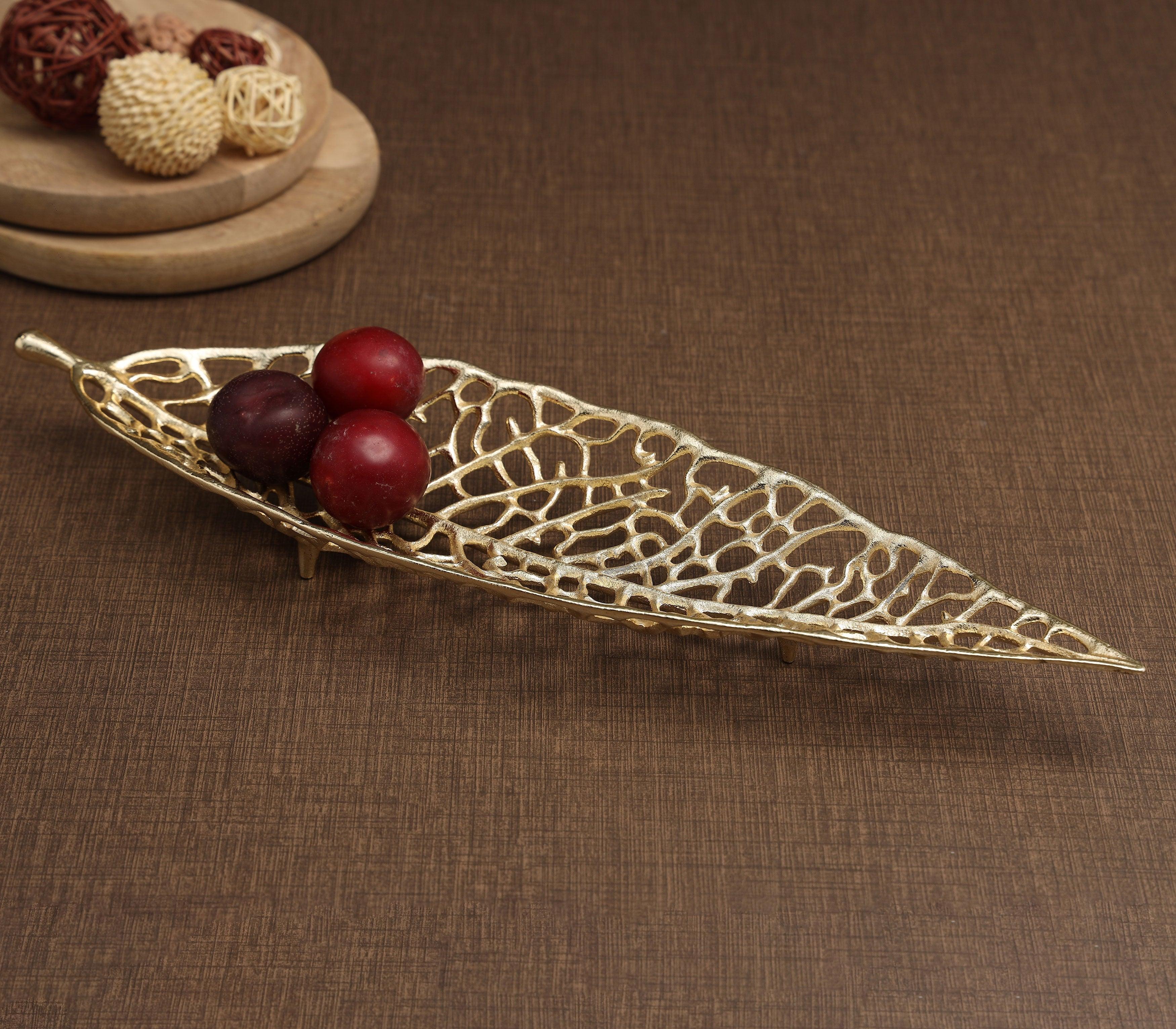 Xylem Platter | Gold Finished