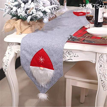 Christmas 3D Santa Claus Table Runner | Christmas Table Runner for Dining Table