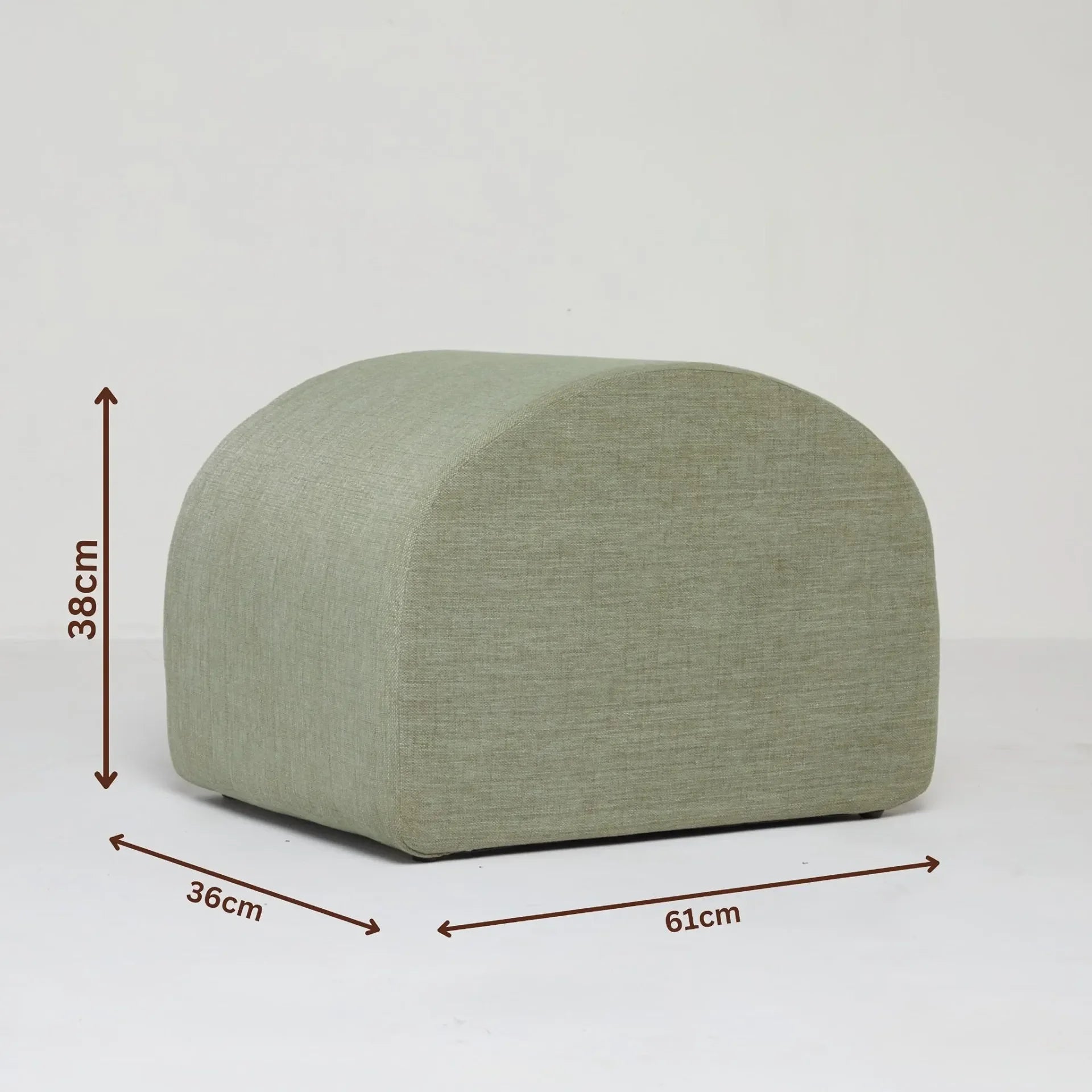 Orian Fabric Ottoman