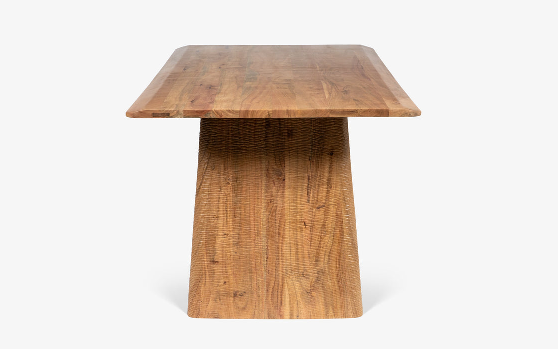 Sculpt Dining Table 6 seater | Acacia Wood