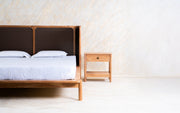Neo Kyoto Queen Bed | Acacia Wood and Japanese Matt