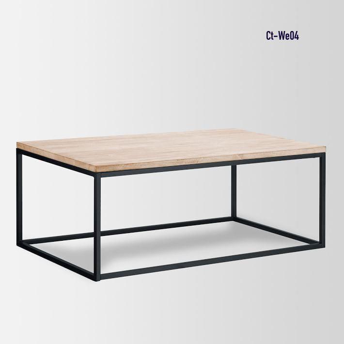 Mangifera Ika Coffee Table | Mango Natural and Metal Black
