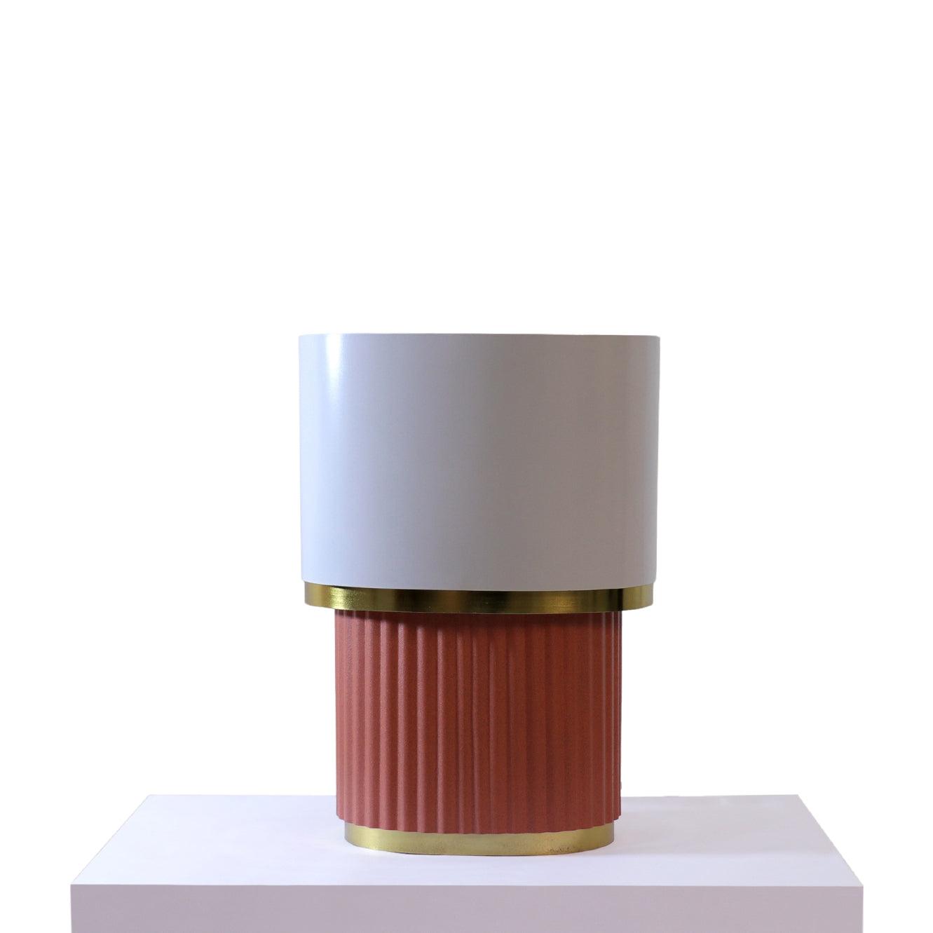 Modern Burgundy Table Lamp for Living Room | Study Lamp