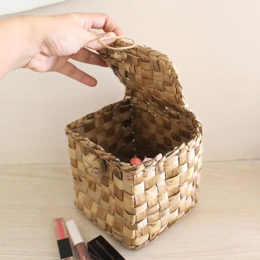 Jewelry Box Basket |  Water Hyacinth