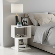 Bedside Table with Drawer and Shelf – Allesia