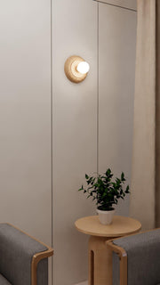 Uday | Wall Lamp | Teak Wood