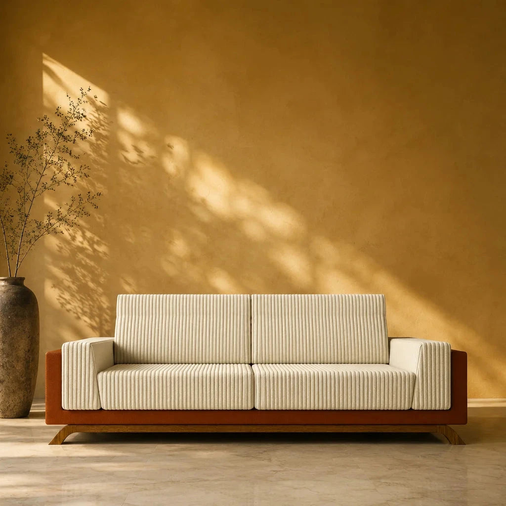 Brio Teak Wood Sofa
