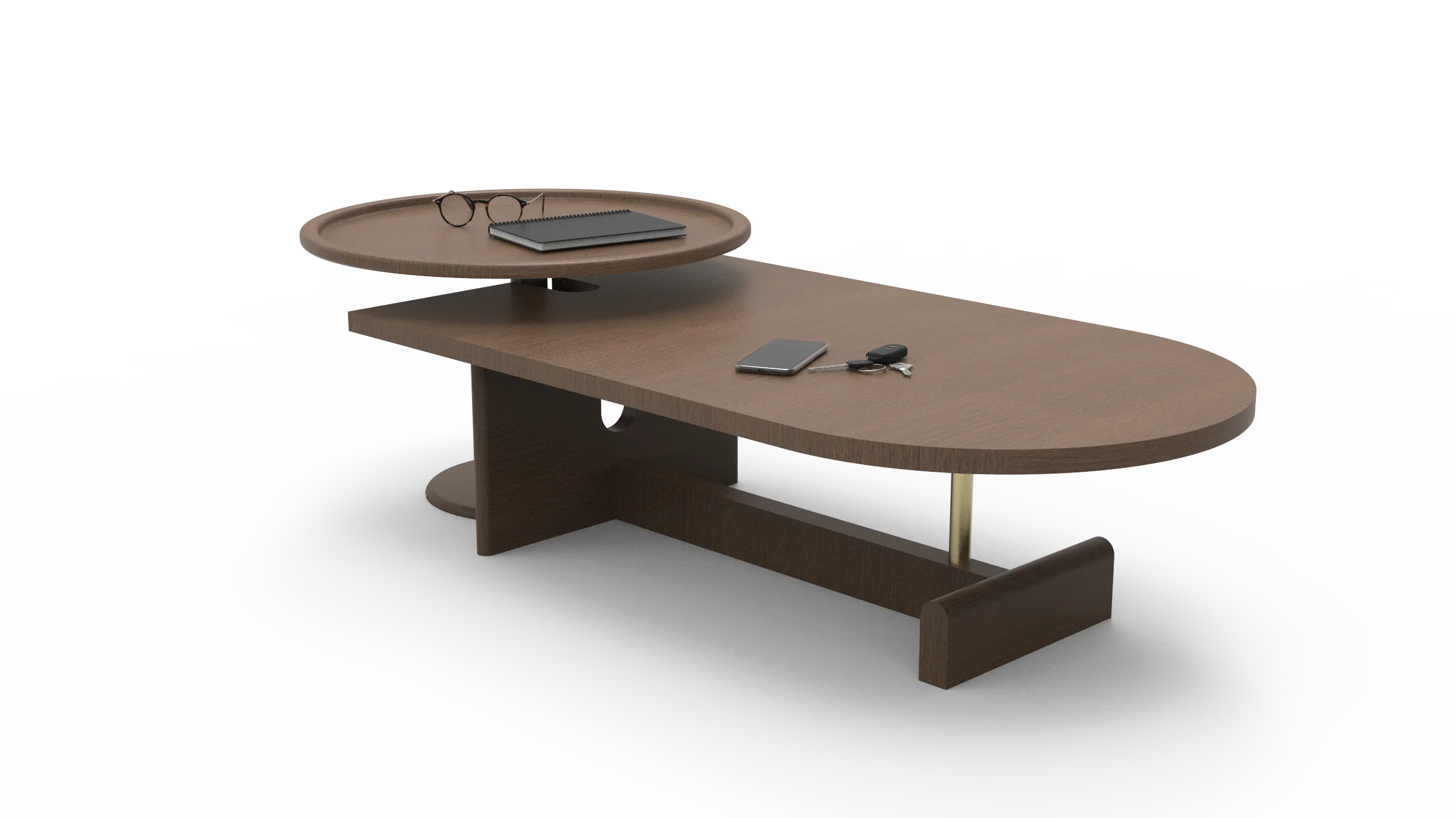 Island Coffee Table | Designer Center Table for Living Room