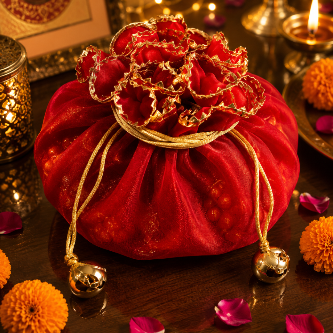 Utsav Jute Net Festive Gift Basket