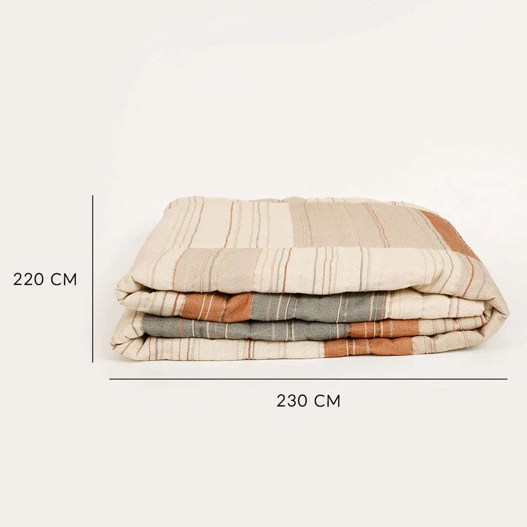 Rhythm Printed Bedspread With Sham Set