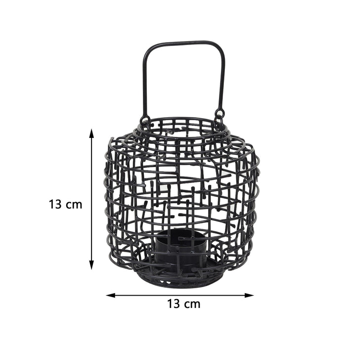 Basketweave Tea Light Holder