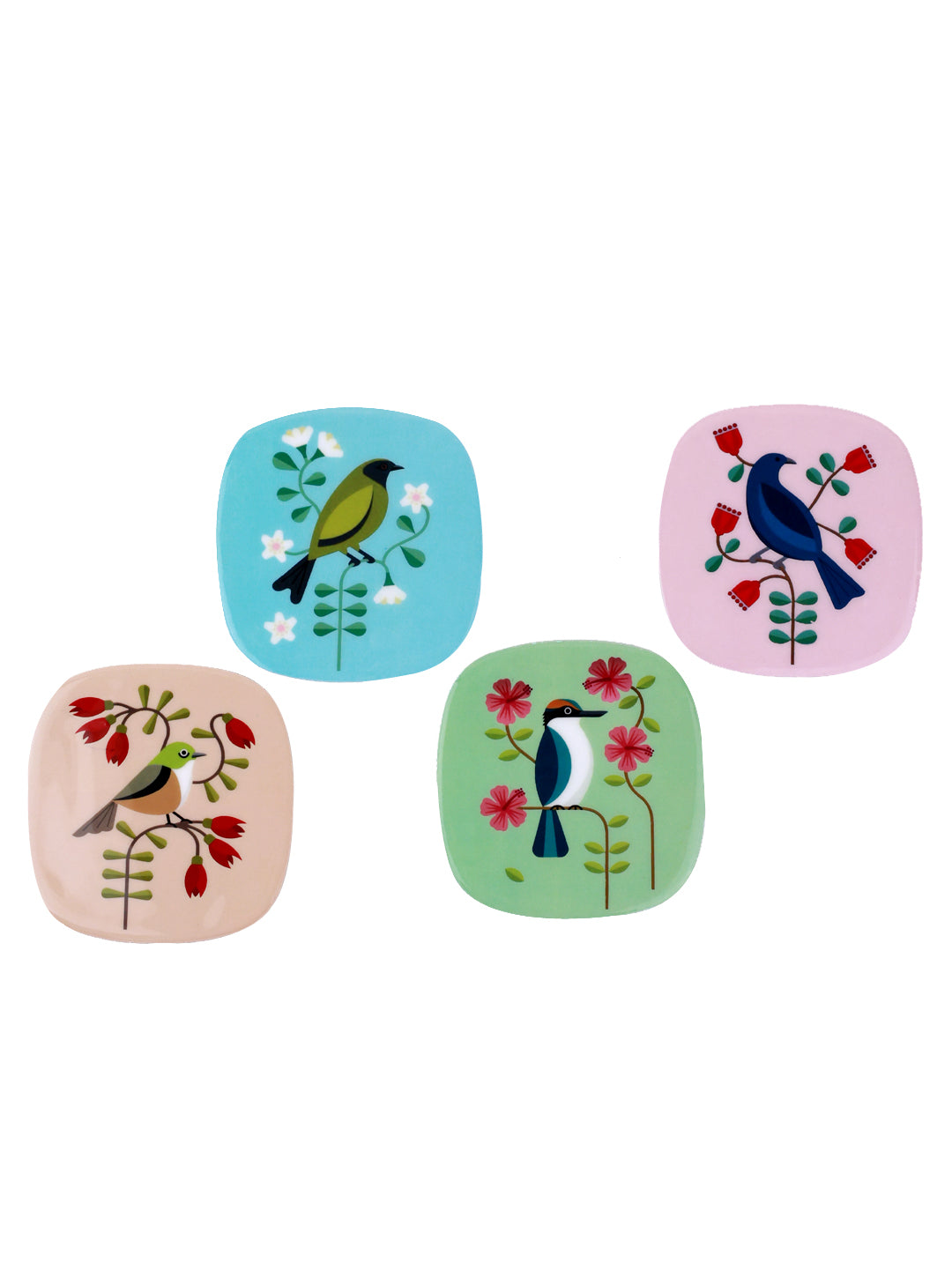 Frost & Feather Coaster Set