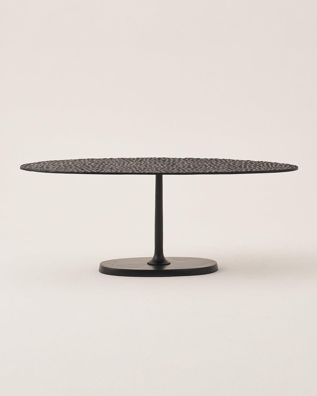Hive Coffee Table for Living Room | Coffee Table with Pedestal Base | Designer Center Table