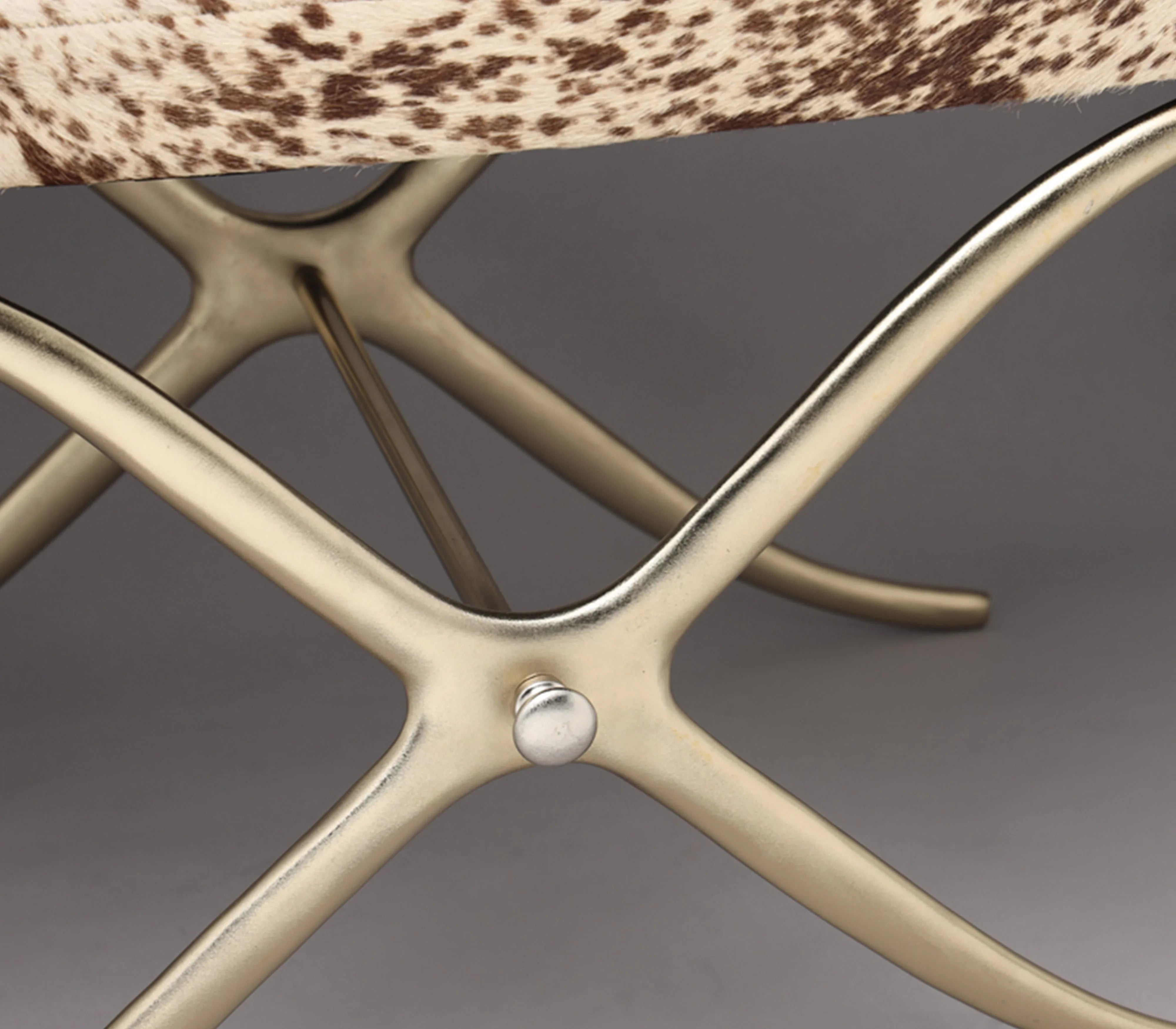 Lavaya Leather Bench