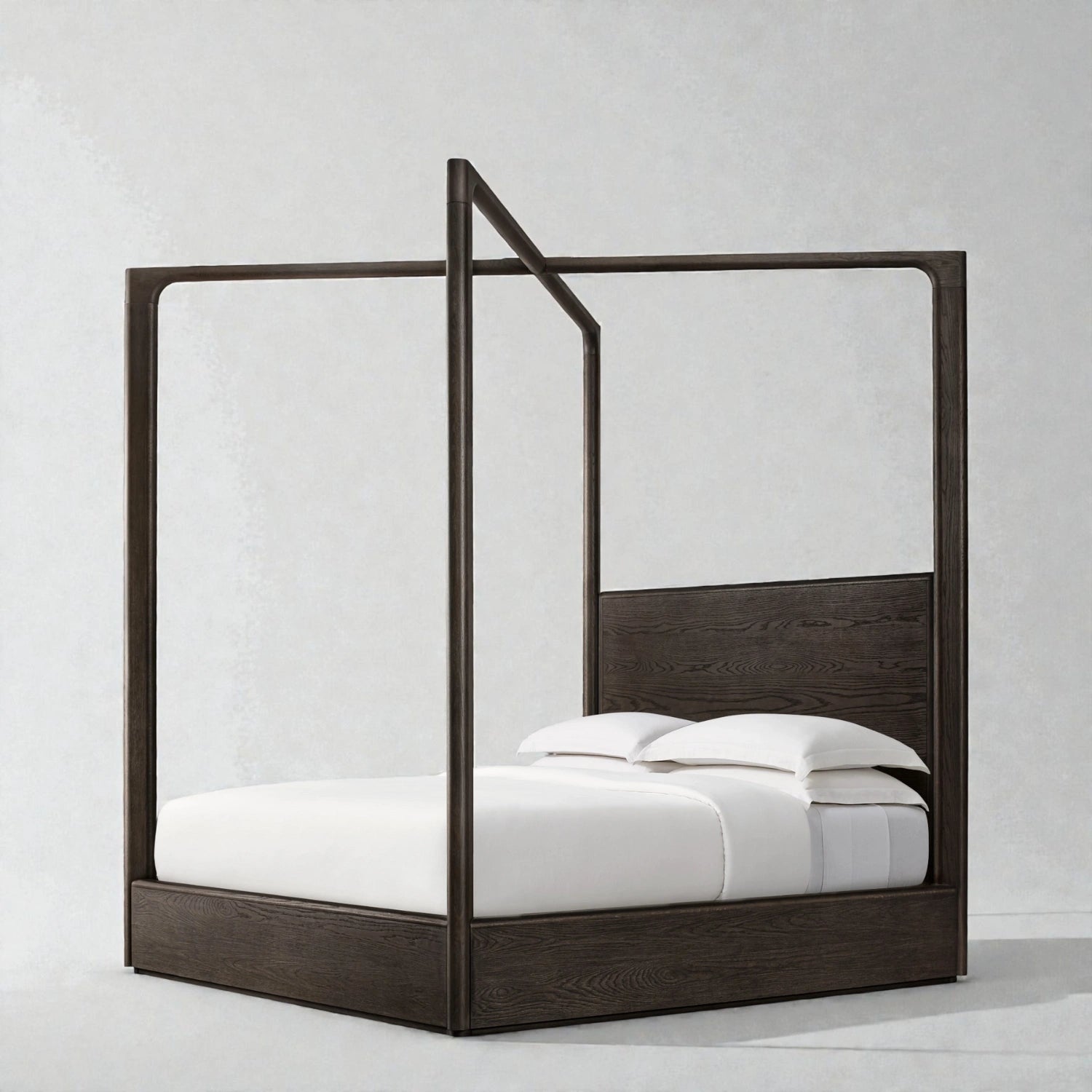 Brixton Solid Ash Wood King Size Bed