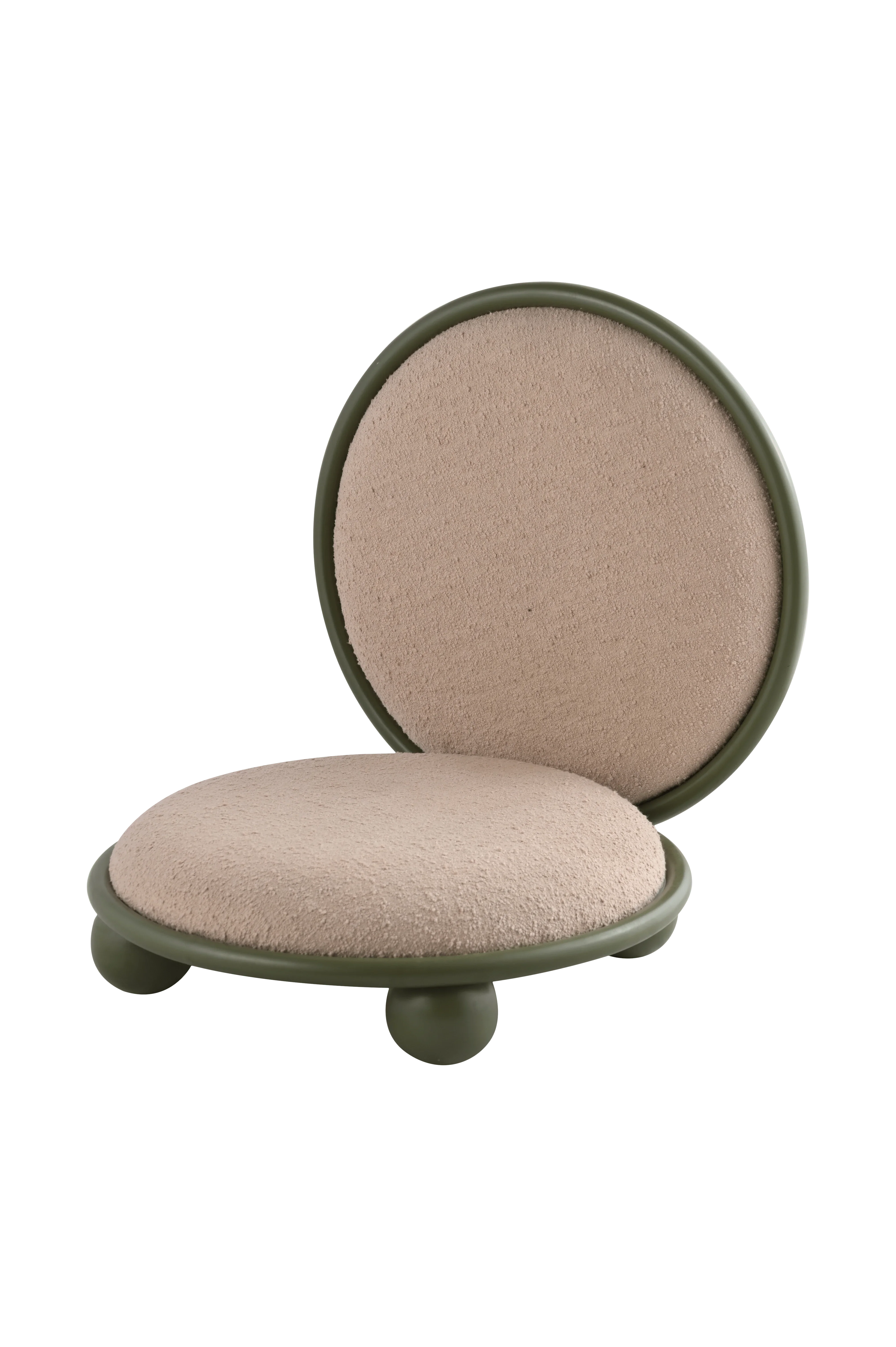 Metal Prayer Low Seating Chair | Designer Chair for Home Temple & Sacred Spaces