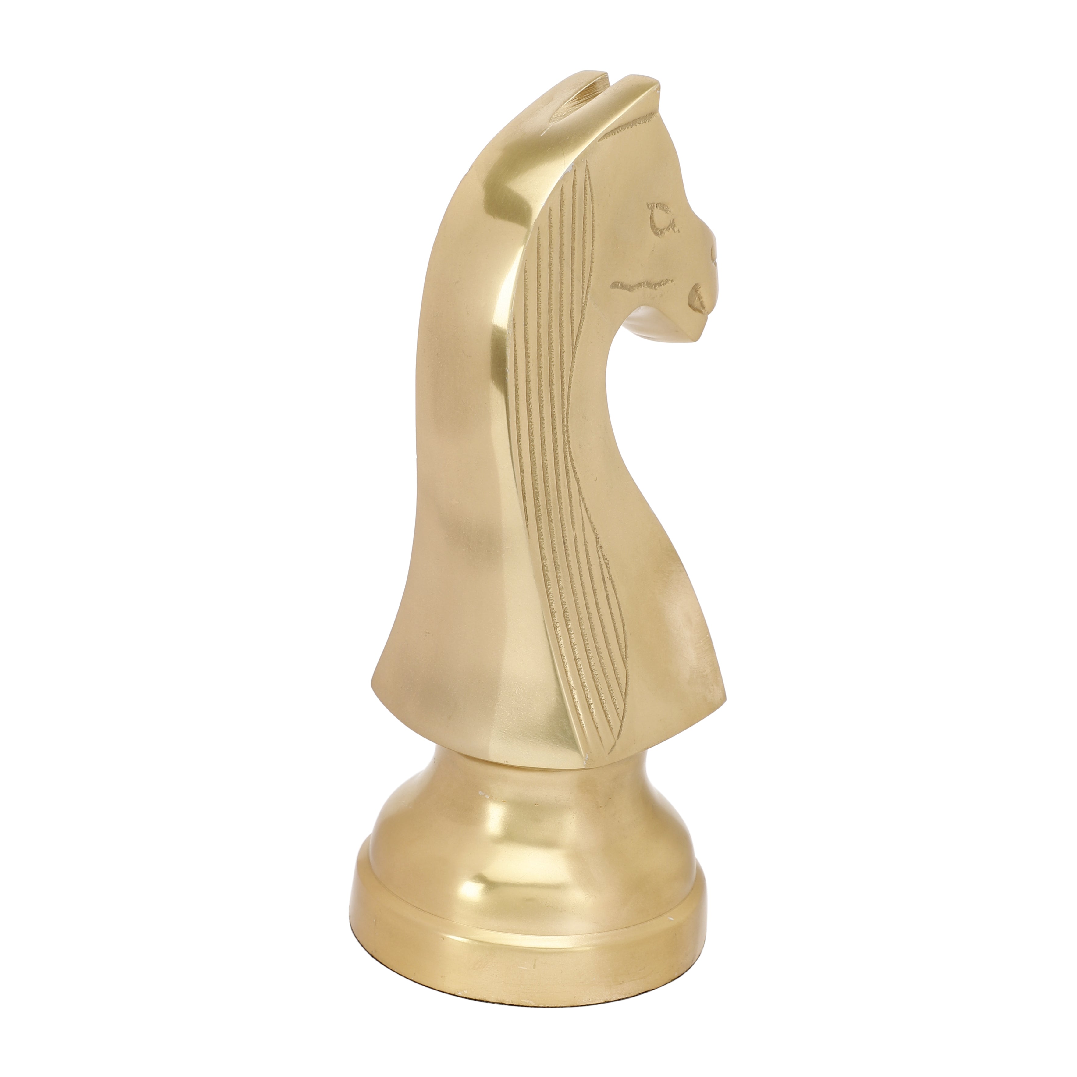 Chess Horse Gold Showpiece