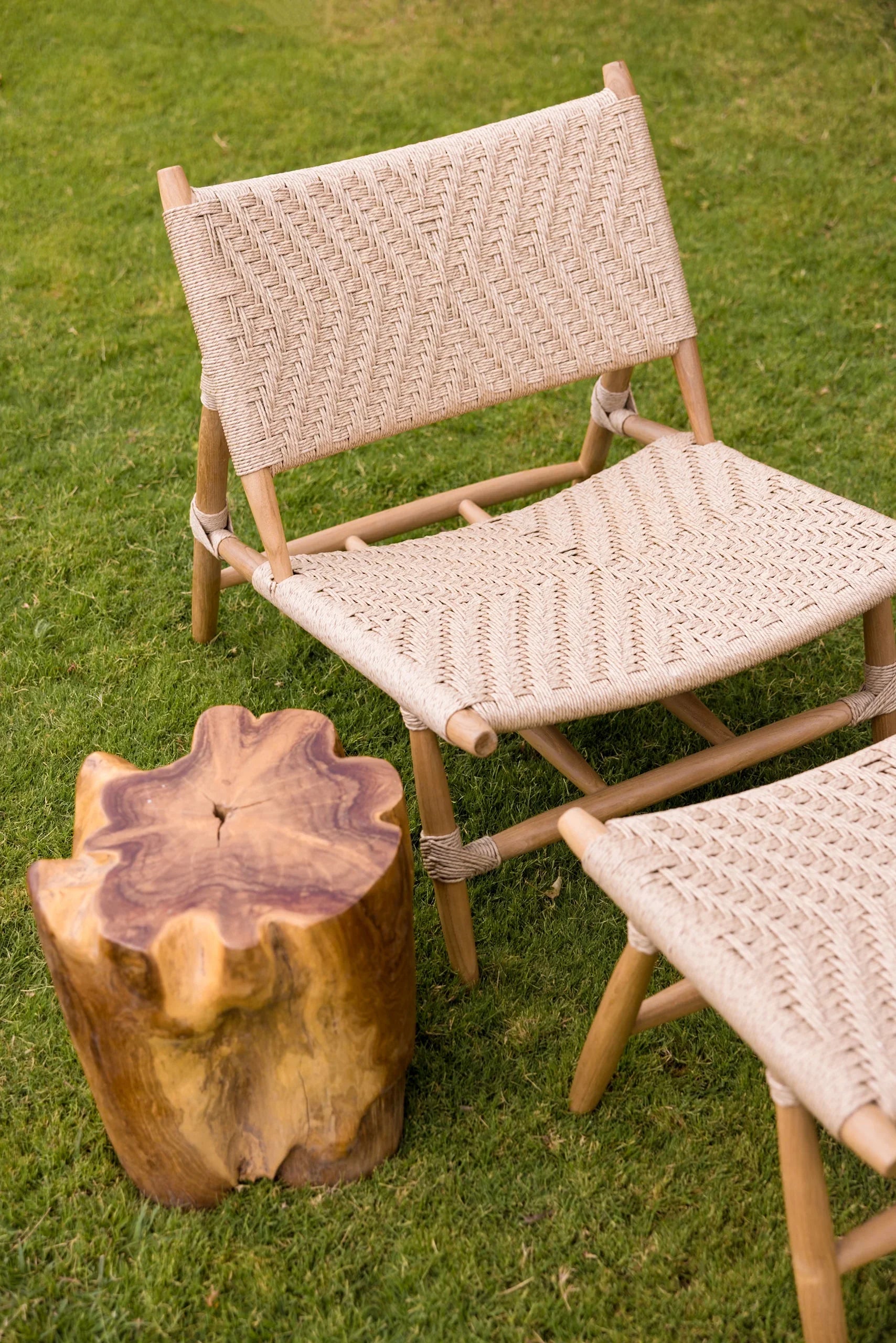 Martini Wooden Chair | Luxury Teakwood Lounge Chair for Living Room