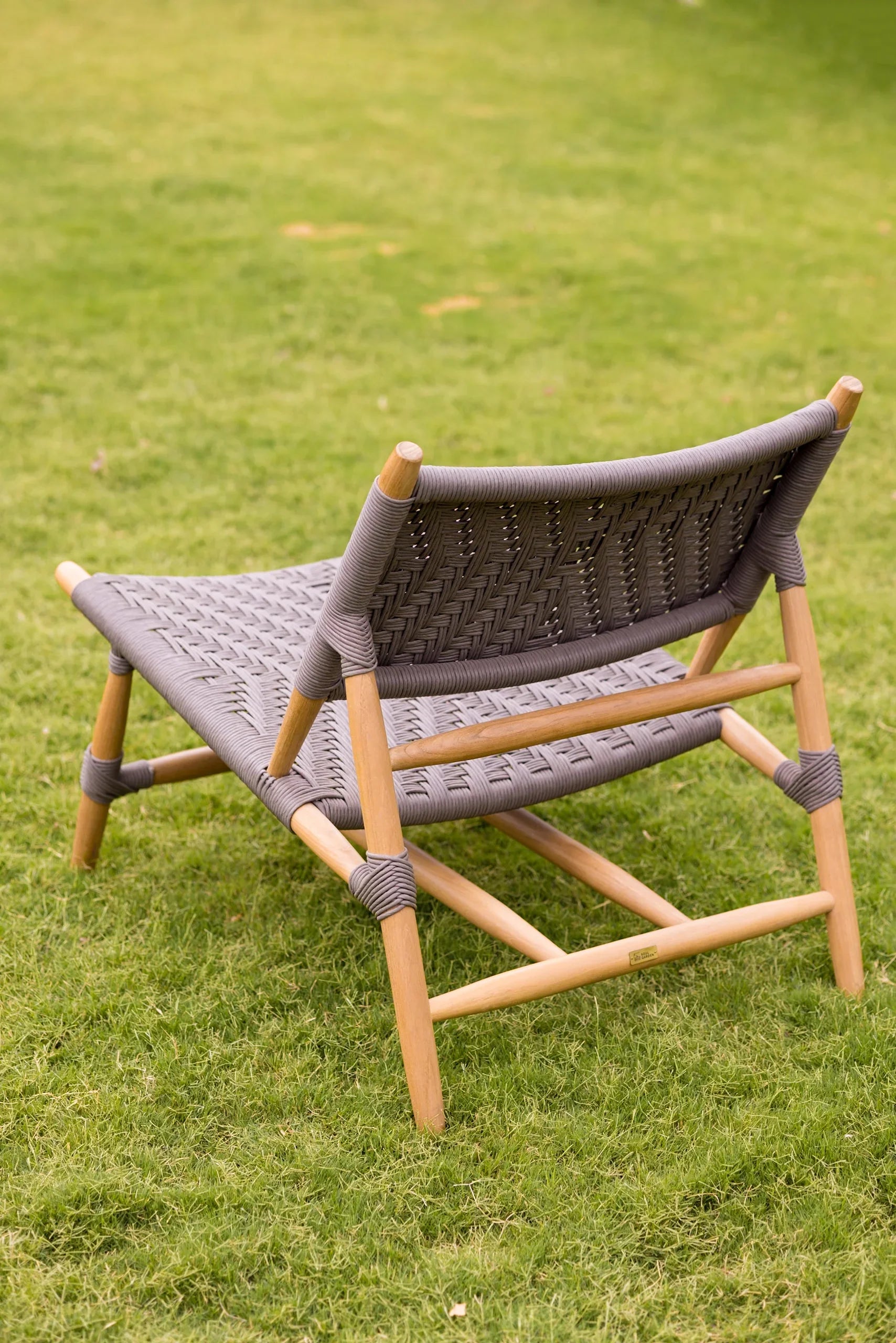 Martini Wooden Chair | Luxury Teakwood Lounge Chair for Living Room