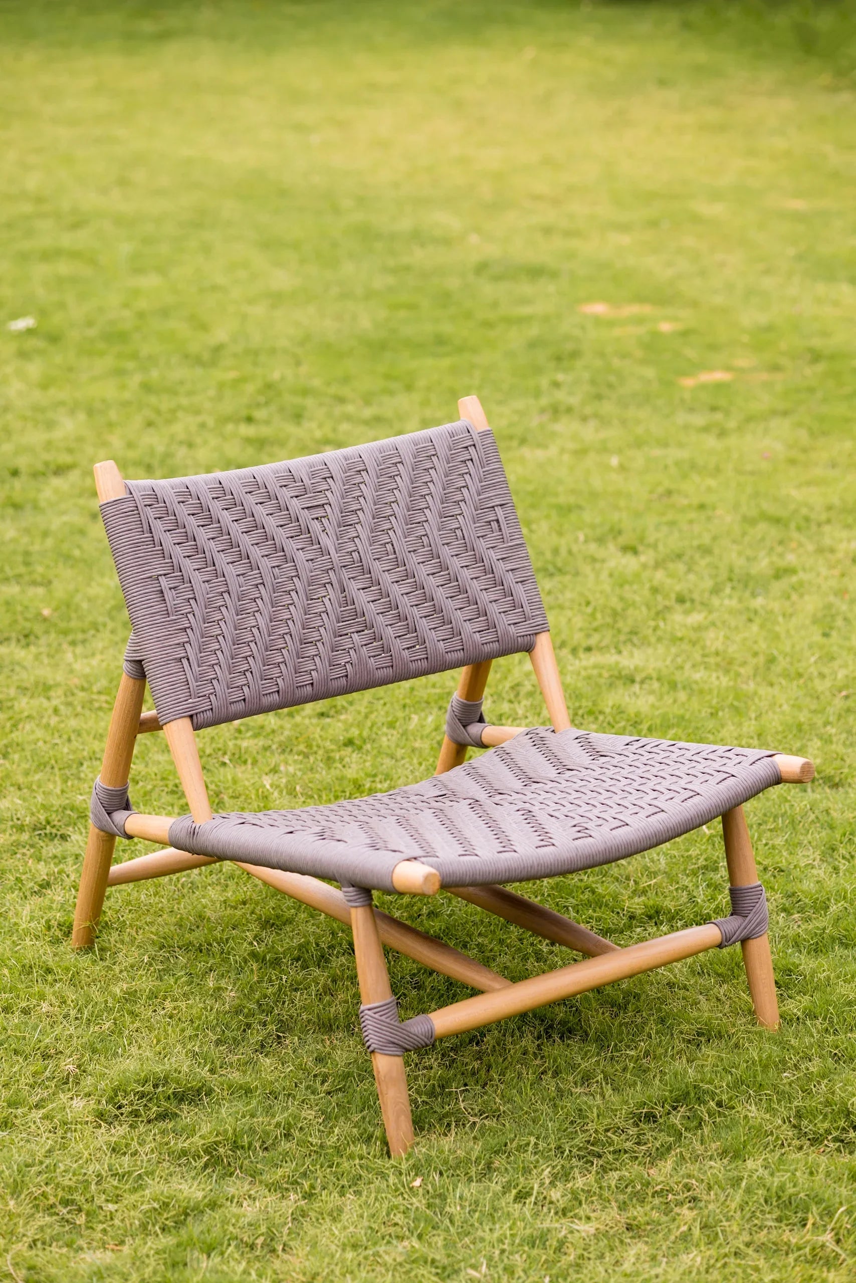 Martini Wooden Chair | Luxury Teakwood Lounge Chair for Living Room