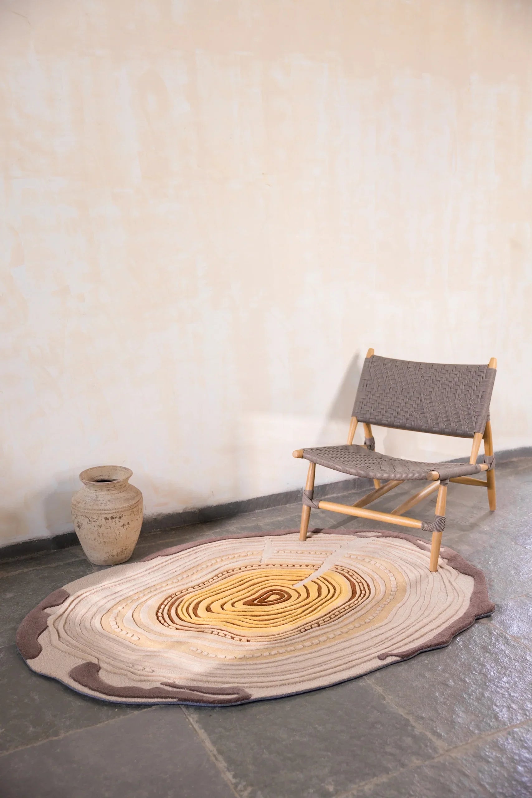 Martini Wooden Chair | Luxury Teakwood Lounge Chair for Living Room