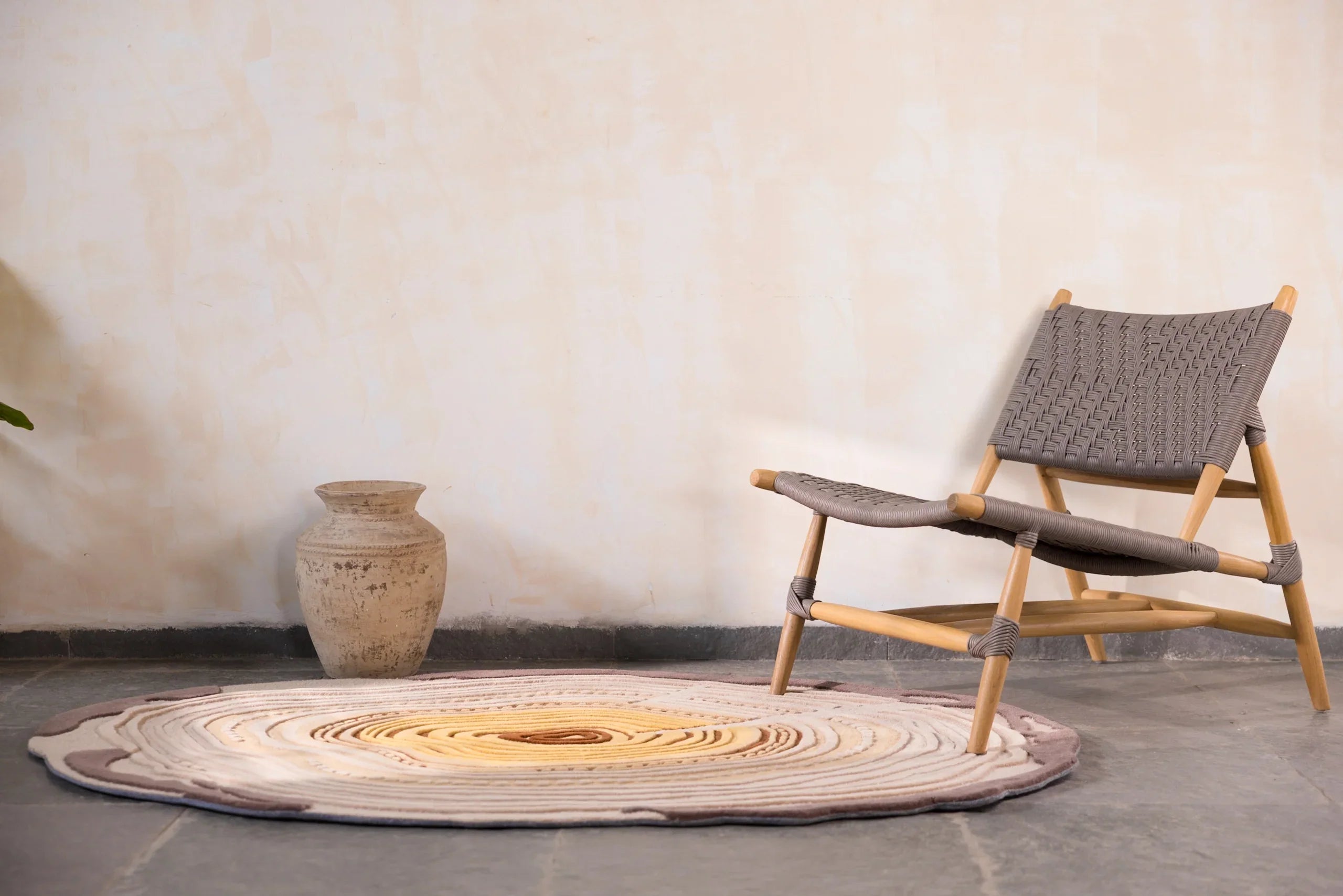 Martini Wooden Chair | Luxury Teakwood Lounge Chair for Living Room