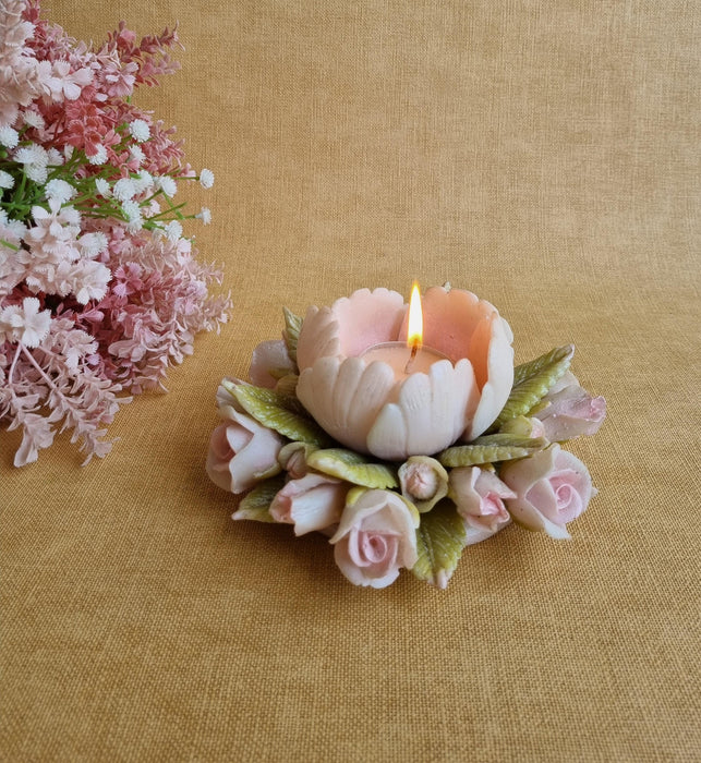 Exotic Peony Tealight Holder