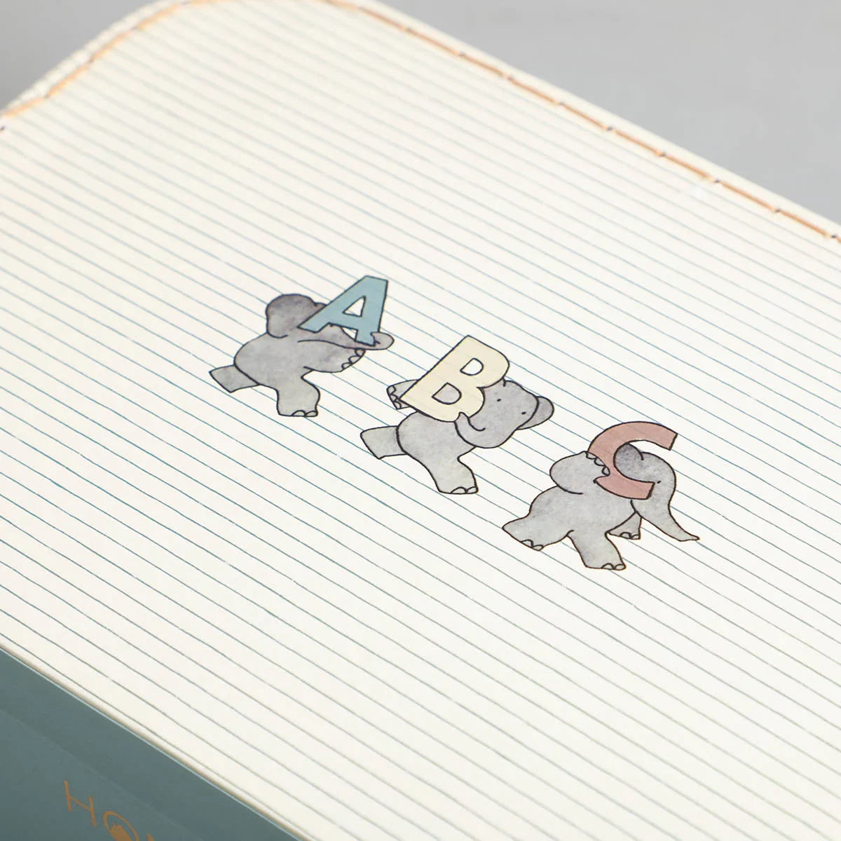 Abc Multi Printed Paper Suitcase