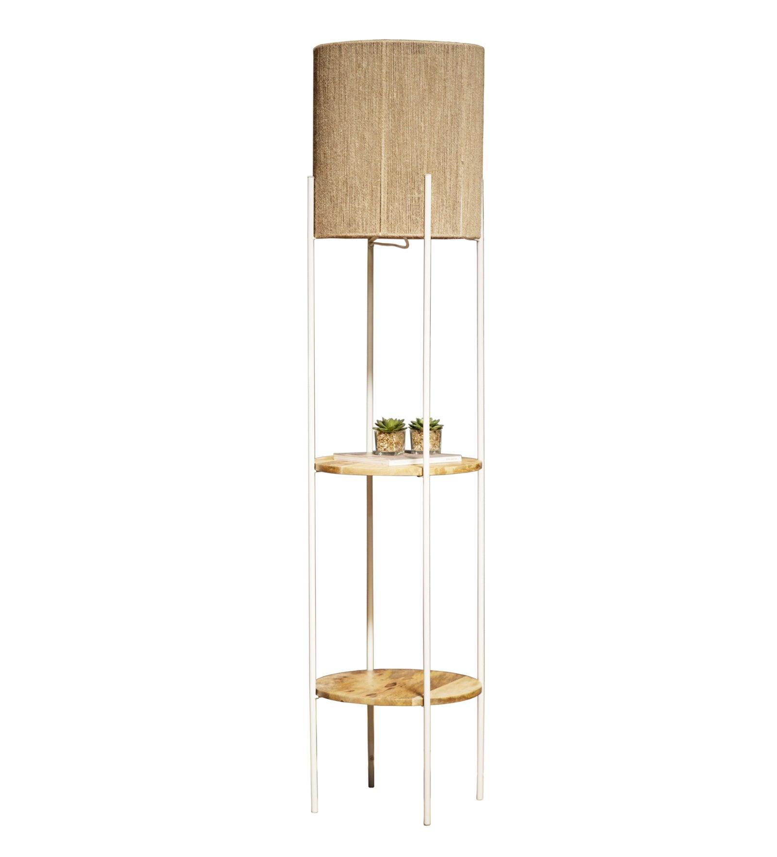 Floor Lamps With Shelve | stand lamp light For Living Room