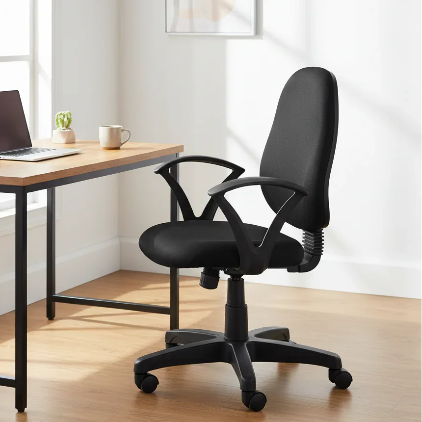 Magnum Ergonomic Office Chair | Black Upholstery Adjustable Height Office Chair