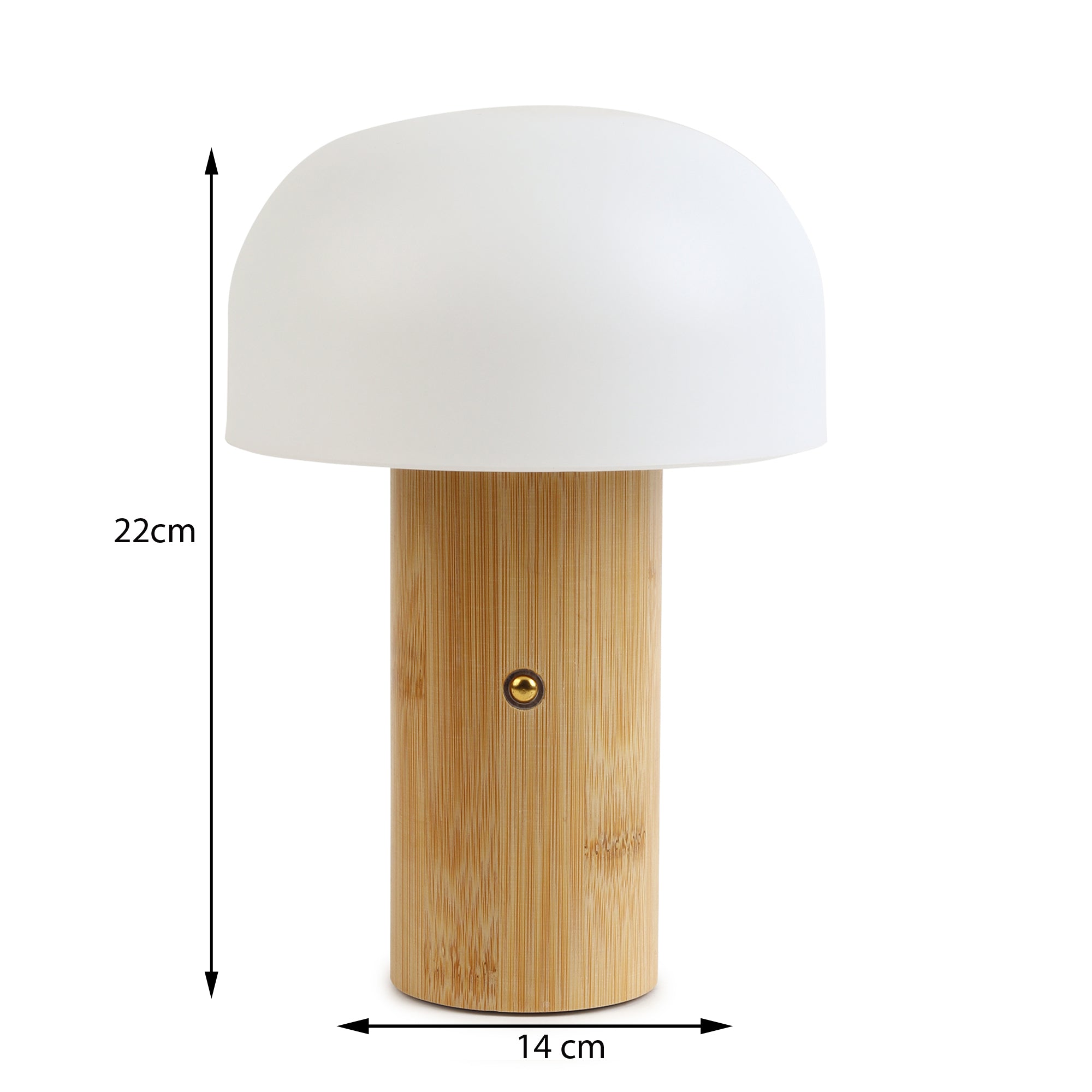Mush Wood Lamp | Plastic & Bamboo