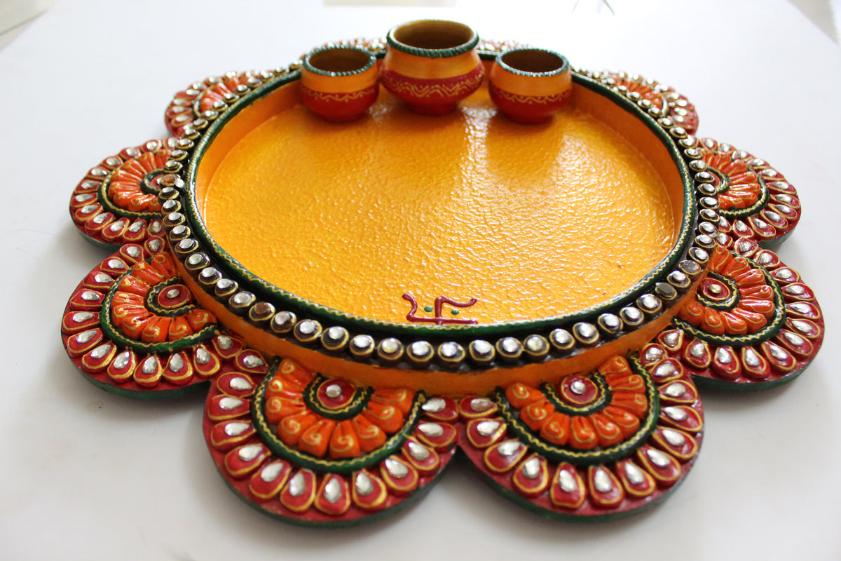 Flower Pooja Thali