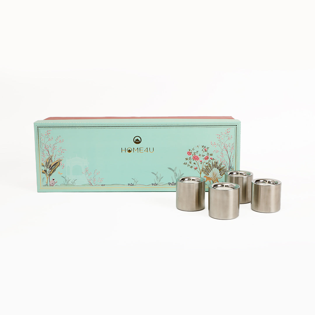 Spinzar Candle Holder & T-Light Gift Set of 4