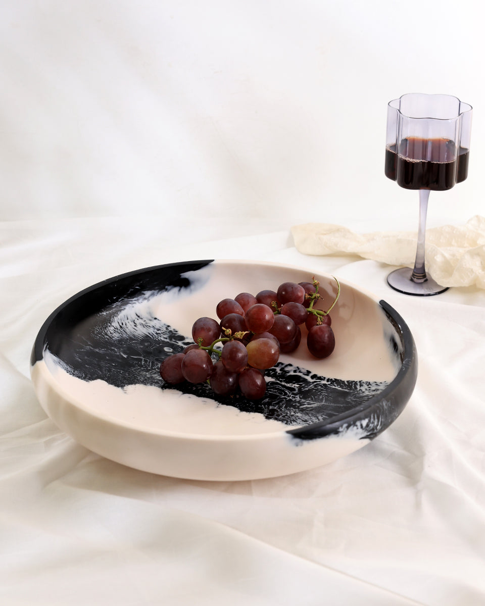 Yin Yang Shallow Bowl