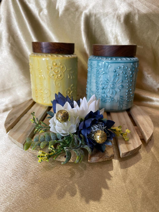 Hand Painted Jars