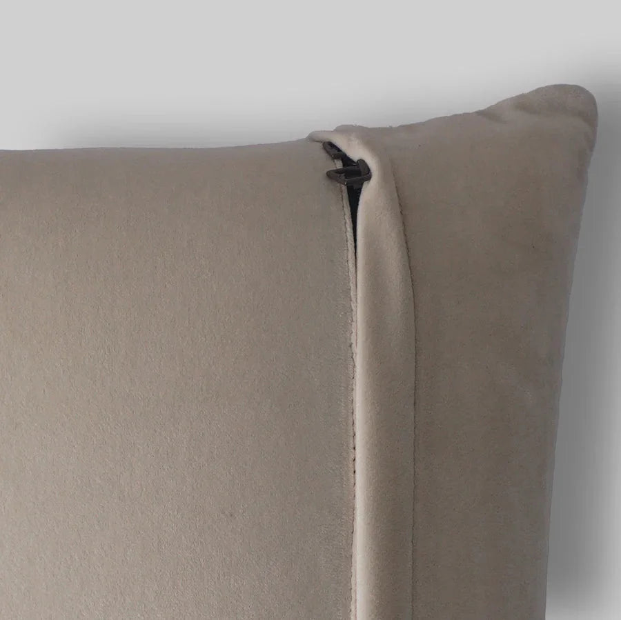The Maze Cushion | Brown, Grey