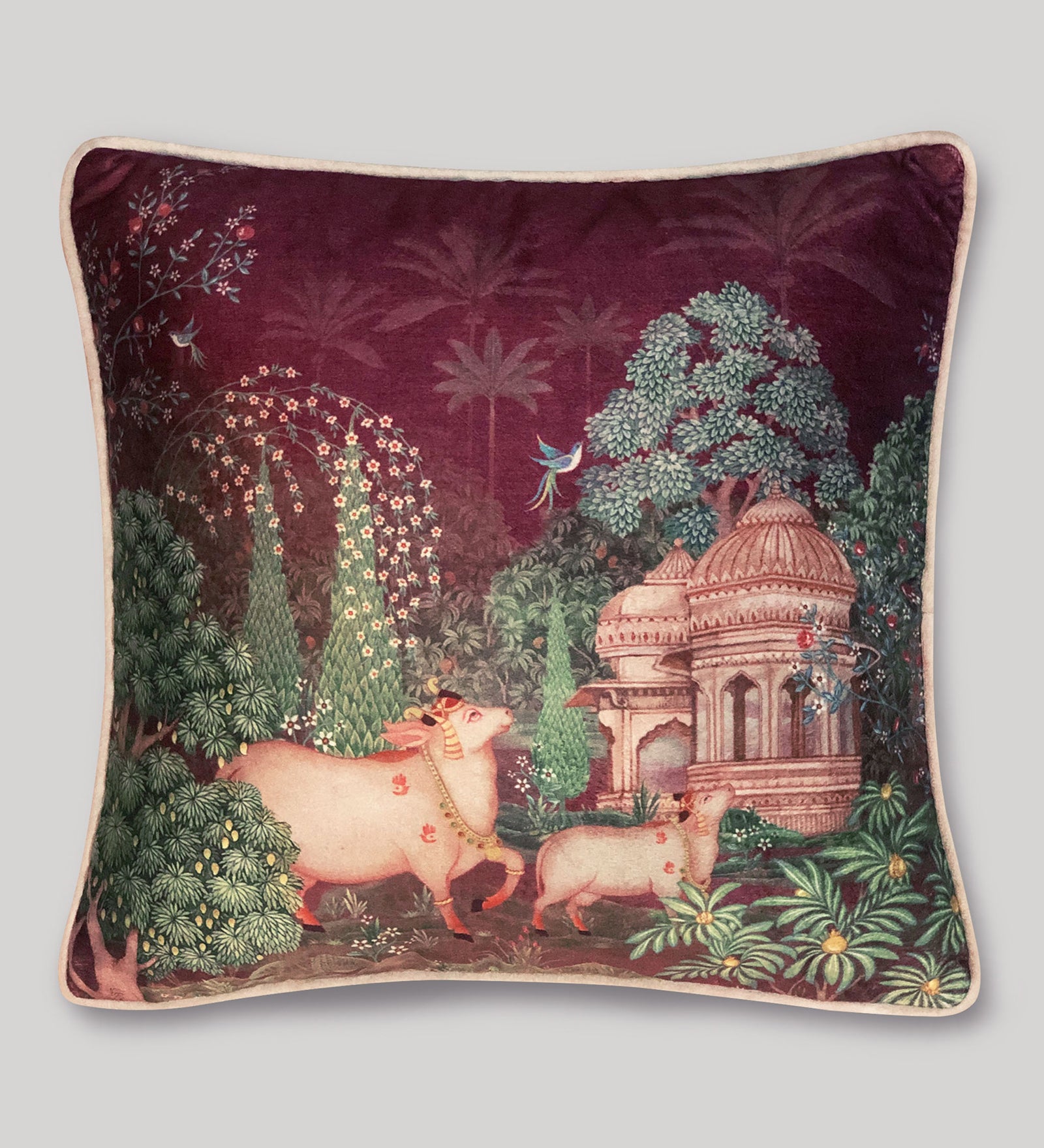 Preetier Pichwai Cushion Cover – 16 x 16